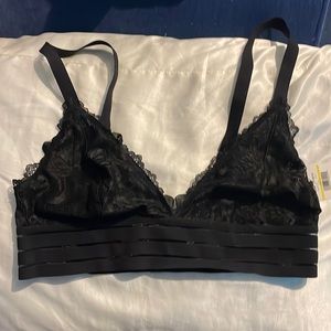 Free People black lace bra NWT